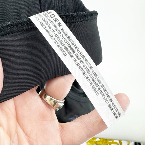 ✅ CHRLDR Sports Bra Allover Scattered Stars X-Large Black Gold Spaghetti Straps - Picture 5 of 9